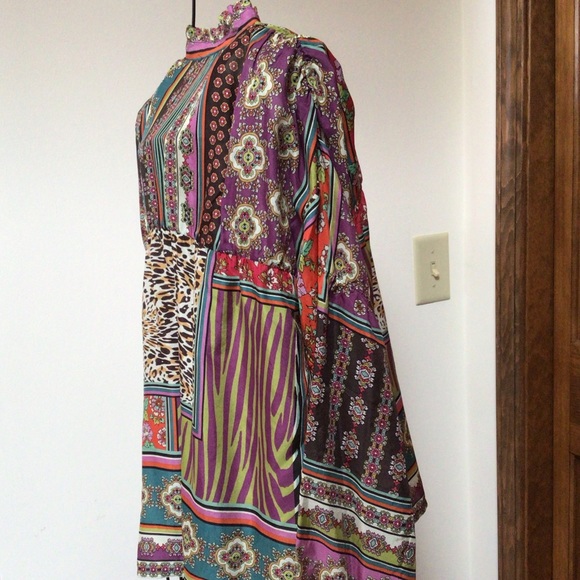 JOHNNY WAS 100% SILK PATCH FINN SILK TOP XXS but relaxed fit, fits a Medium - Picture 9 of 12